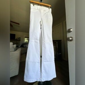 SPANX Flare Jeans, Size XS Tall in White